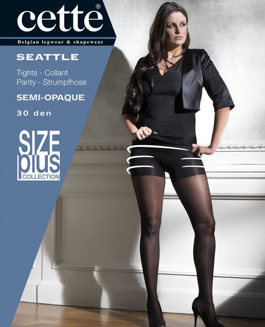 Cette Collant Semi-Opaque Seattle | Grandes Tailles