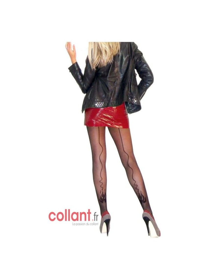 collantFr Collant Fantaisie Flammes | Pas Cher