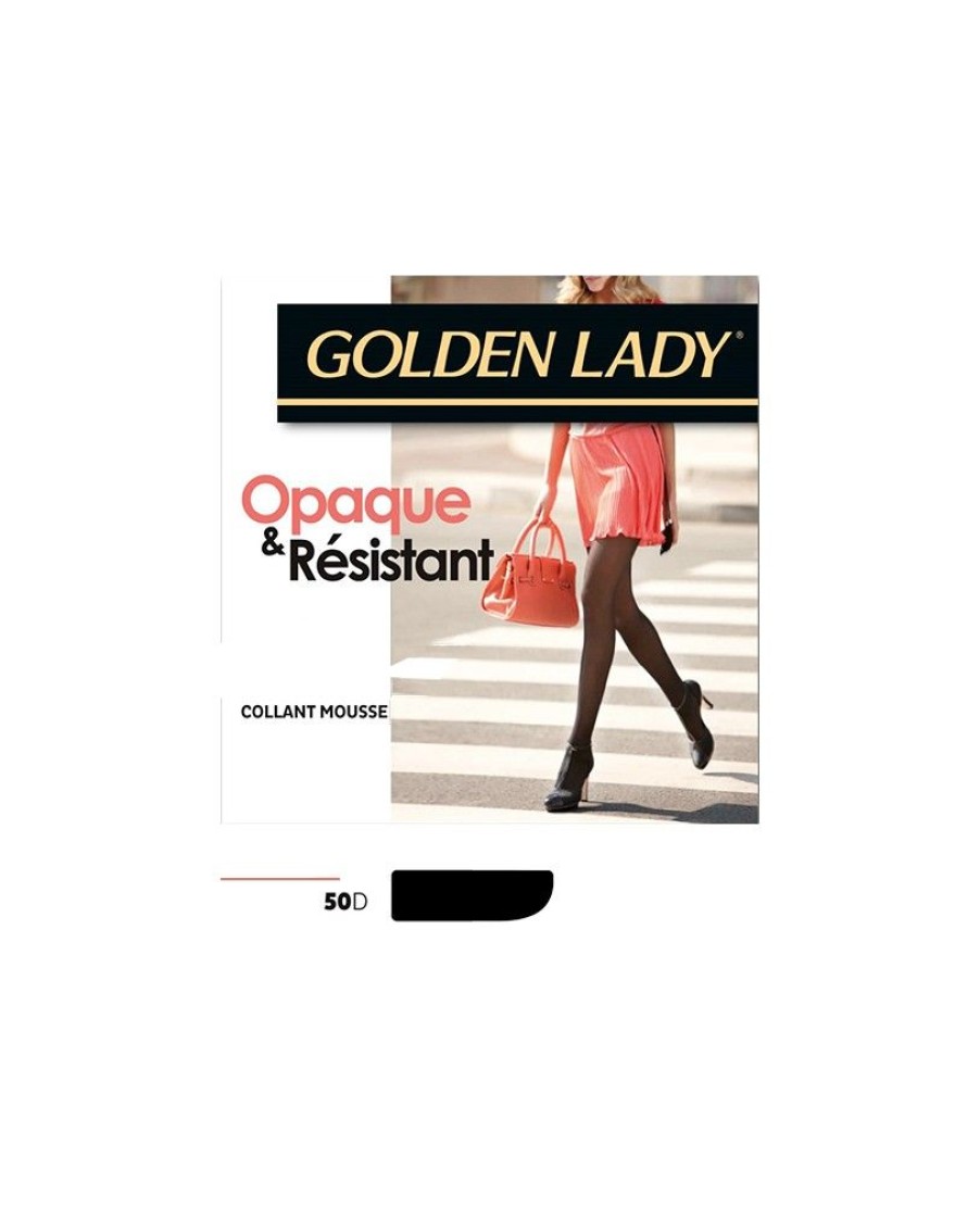 Golden Lady Collant Mousse Opaque Et Resistant | Destockage Collant