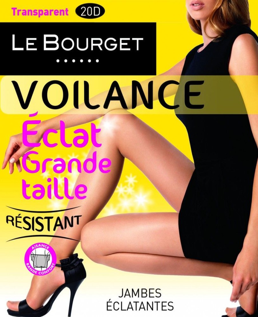 Le Bourget Collant Voilance Eclat Grande Taille | Ete