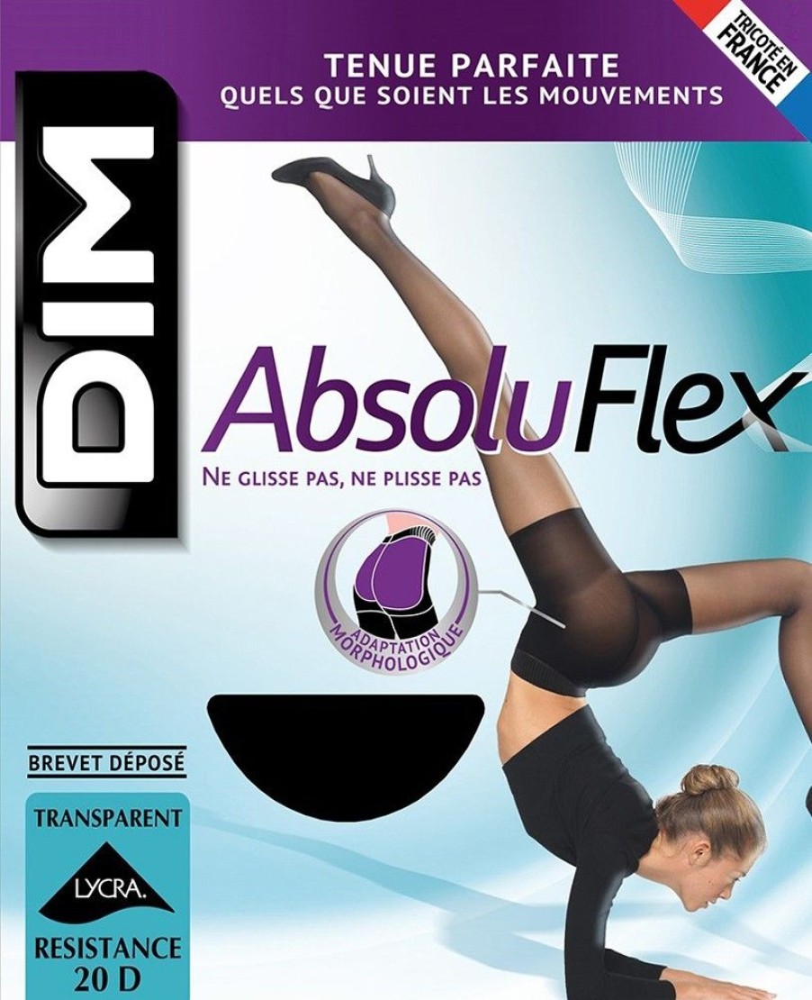 DIM Collant Opaque Absoluflex | Noir