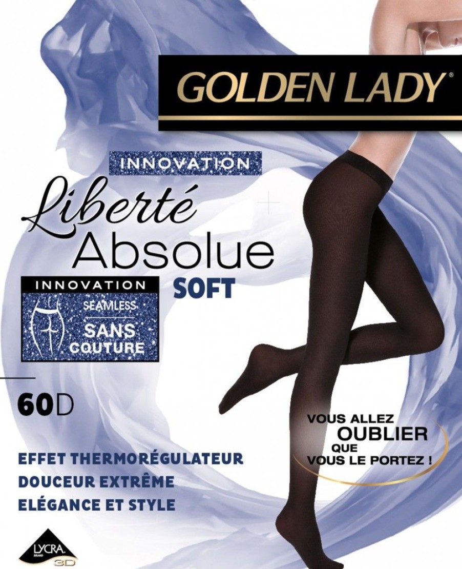 Golden Lady Collant Liberte Absolue Soft | Noir