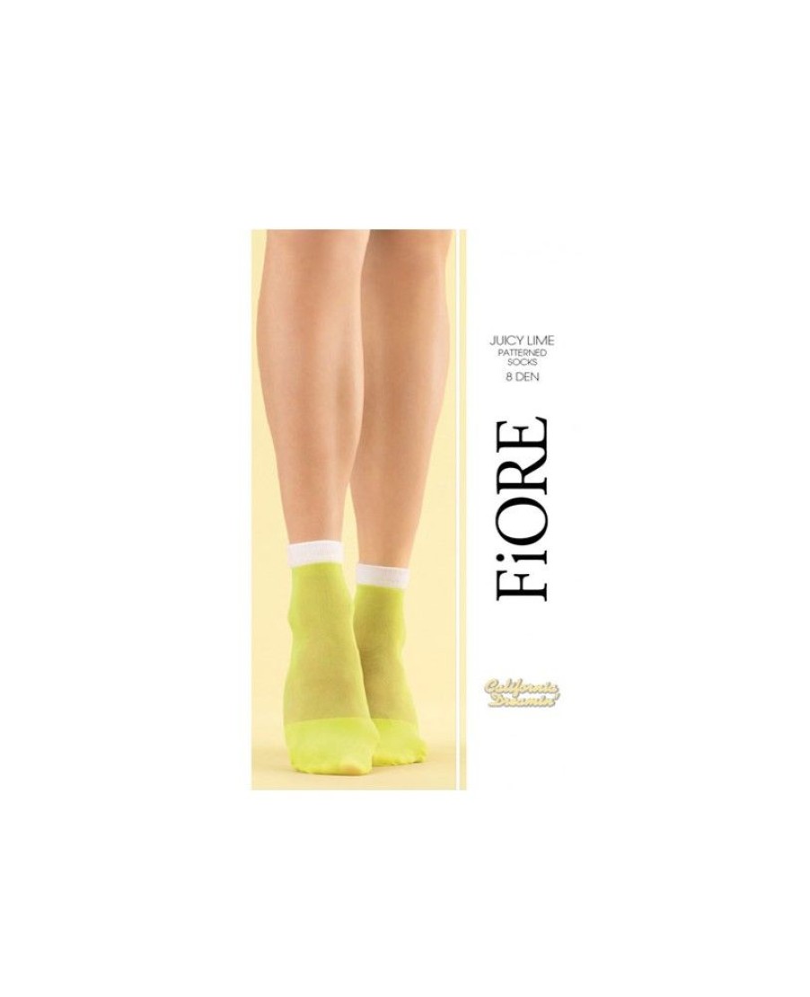 Fiore Socquettes Fantaisie Juicy Lime | Socquettes