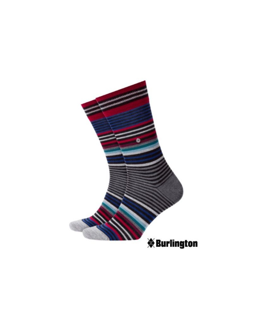 Burlington Chaussettes Hommes Stripe De Burlington | Chaussettes Homme